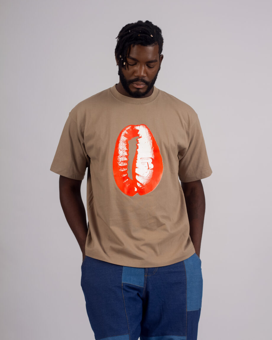 BF&F Men's Cowrie Print T-shirt - Image 7